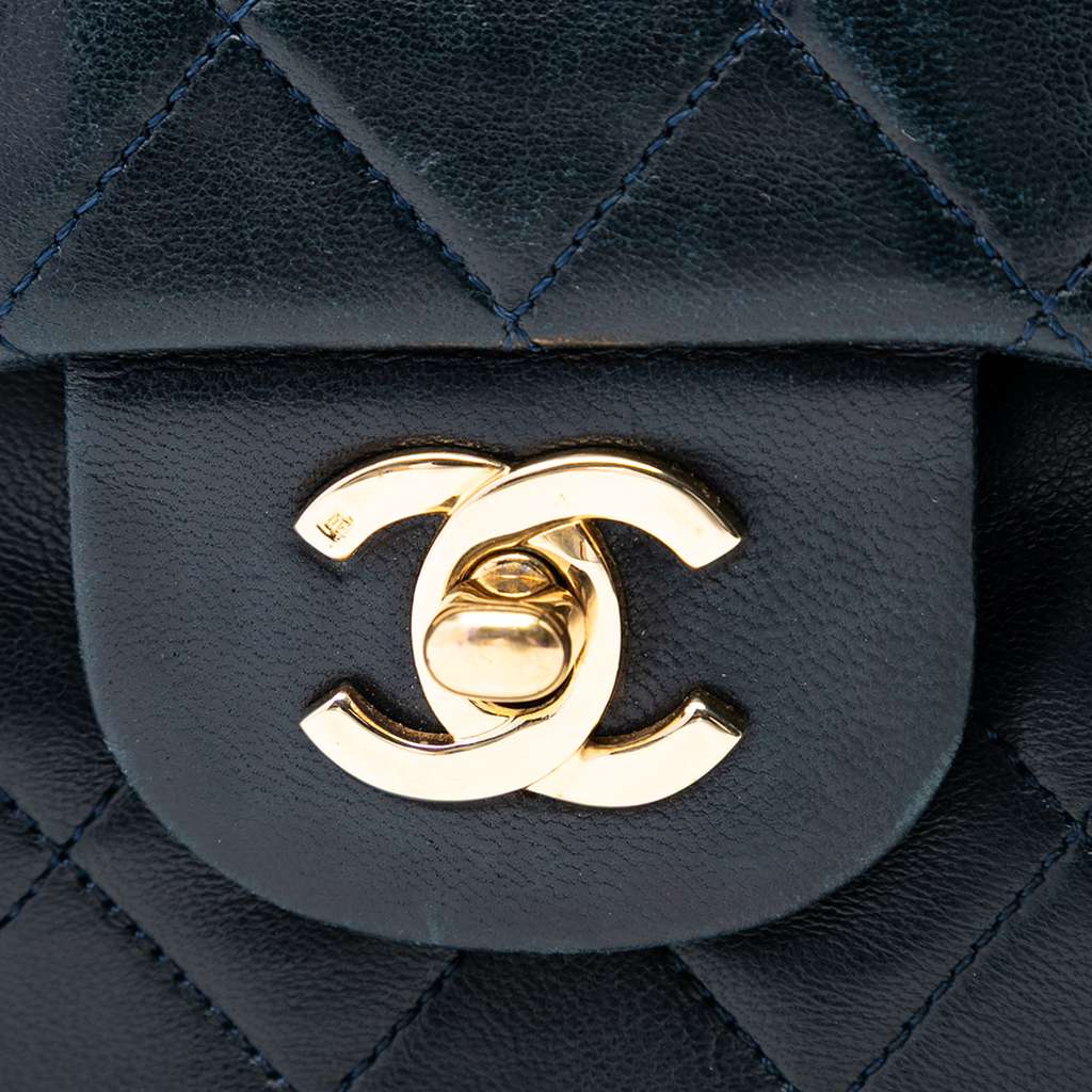 Chanel Medium Classic Lambskin Double Flap - 5
