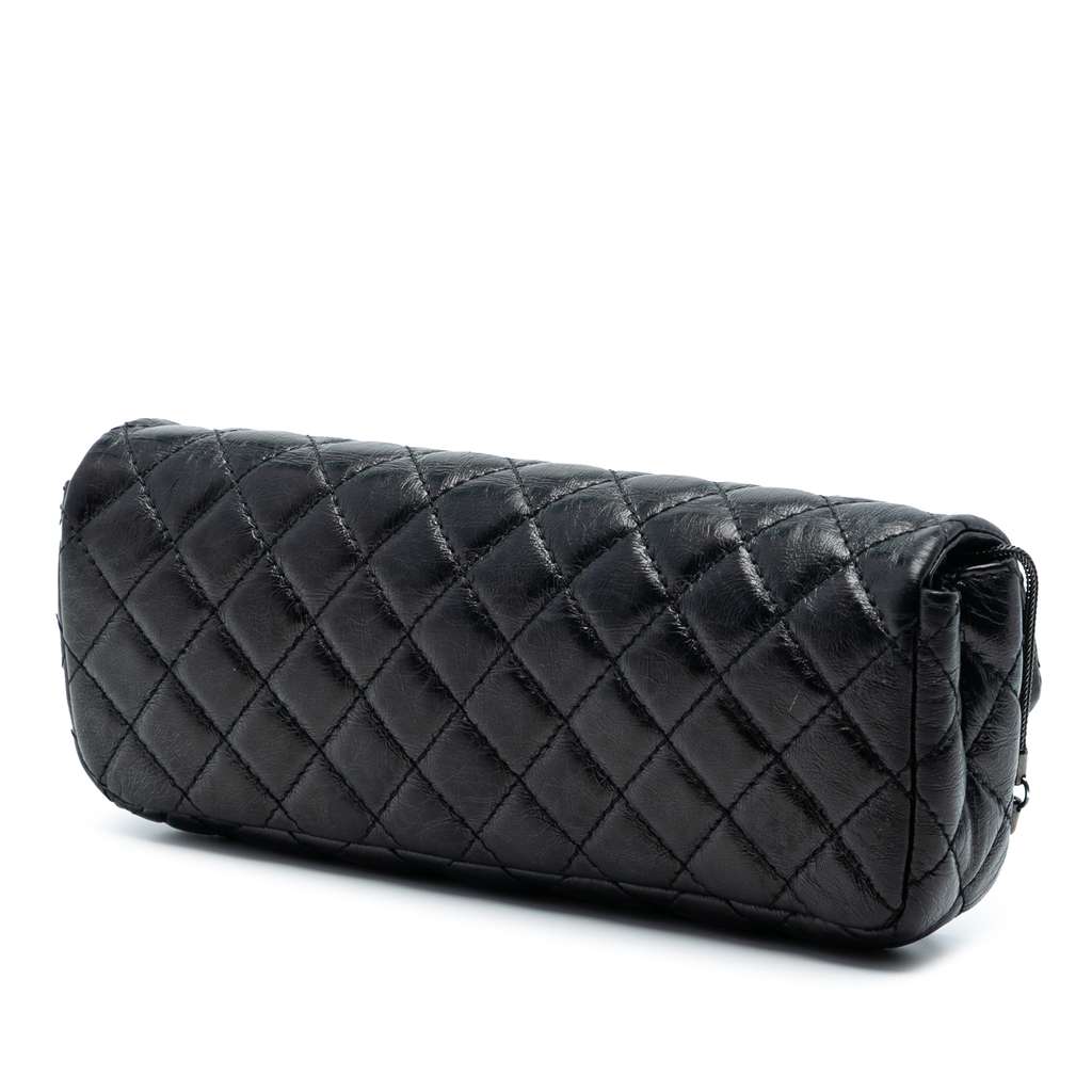 Chanel Quilted Glazed Calfskin Reissue 2.55 Clutch with Chain - 2