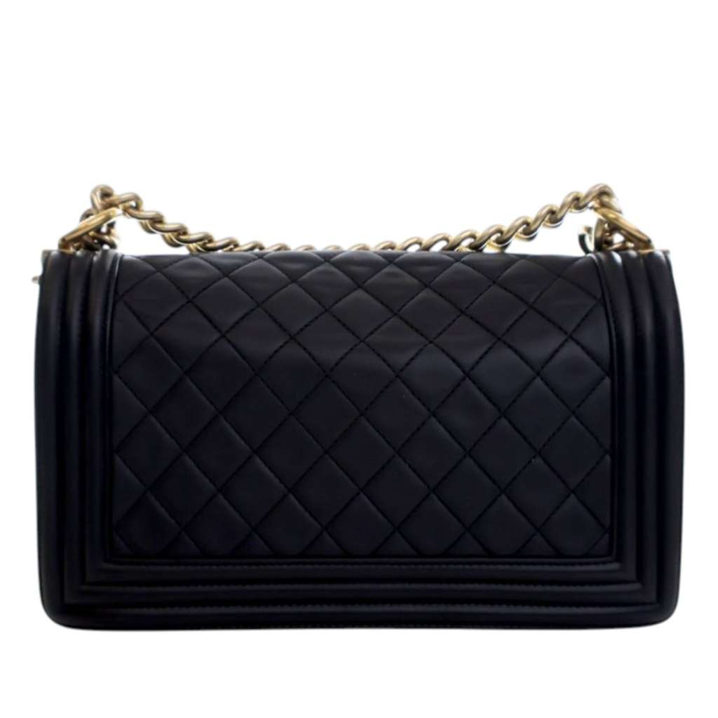 Chanel Old Medium Quilted Lambskin Boy Flap - 2