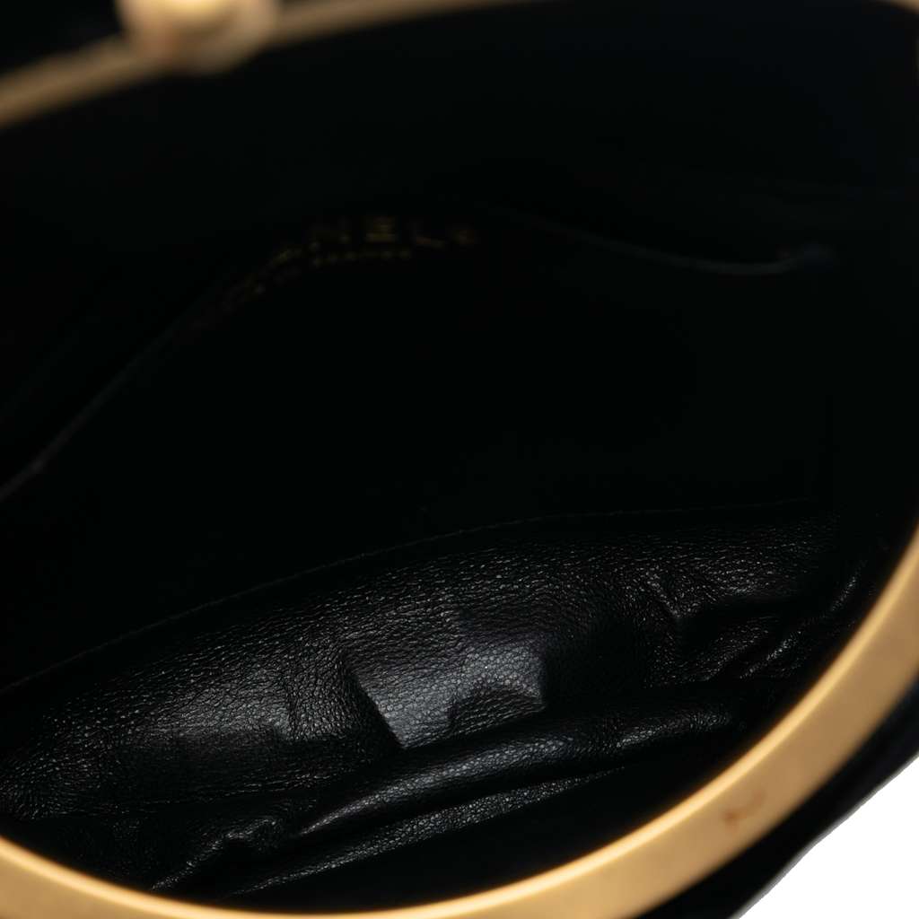 Chanel Mini Chocolate Bar Velvet Flap Crossbody - 4