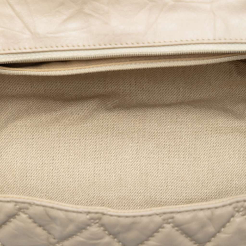 Chanel CC Quilted Aged Calfskin Flap - 4