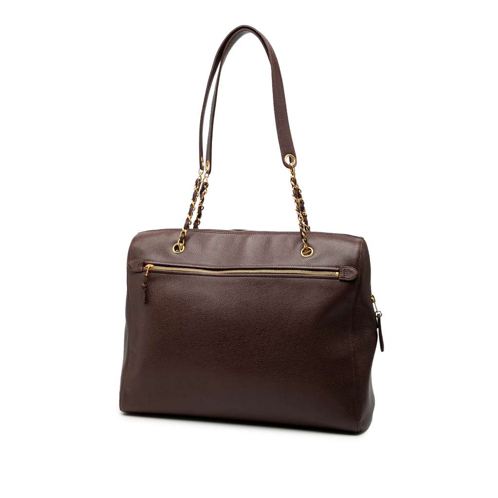 Chanel CC Caviar Chain Zip Tote - 2