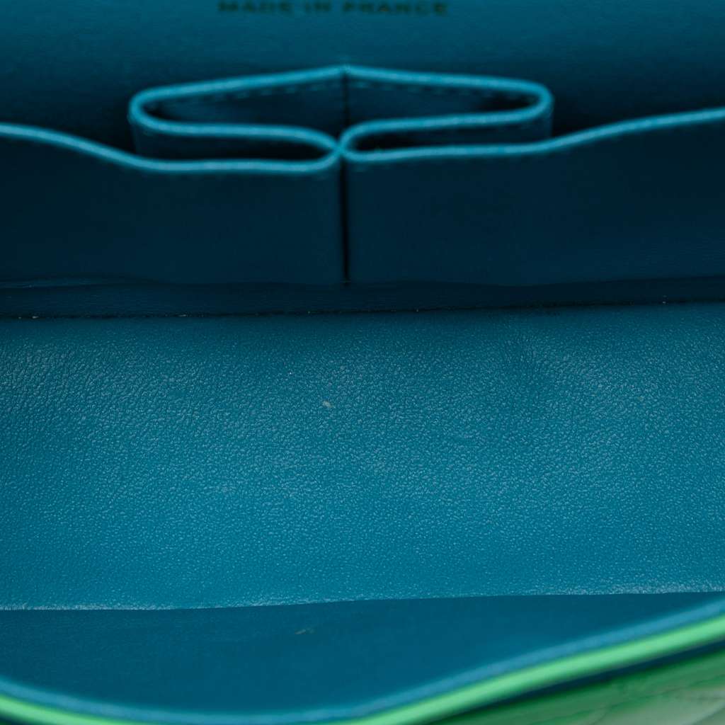 Chanel Small Classic Lambskin Rainbow Hardware Double Flap - 4