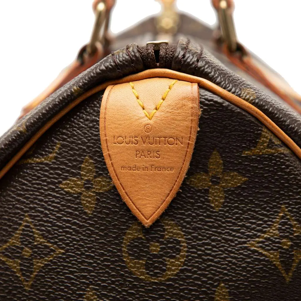 Louis Vuitton Monogram Speedy 35 Brown Good - Box View