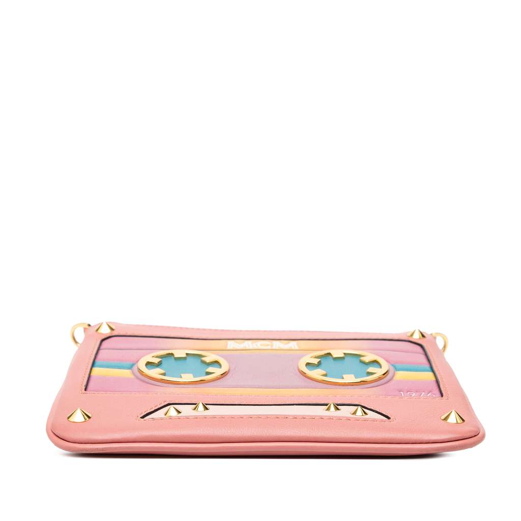 Mcm Leather Cassette Tape Crossbody - 3