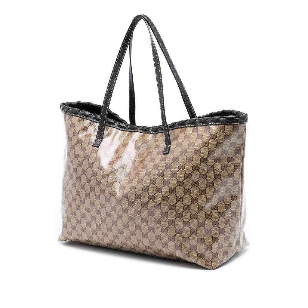 Gucci GG Crystal Peggy Braided Tote - 2