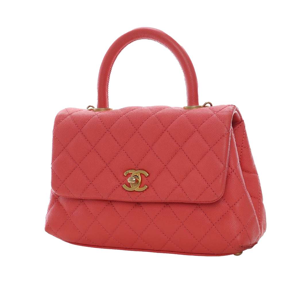 Chanel Mini Caviar Coco Top Handle Bag - 3