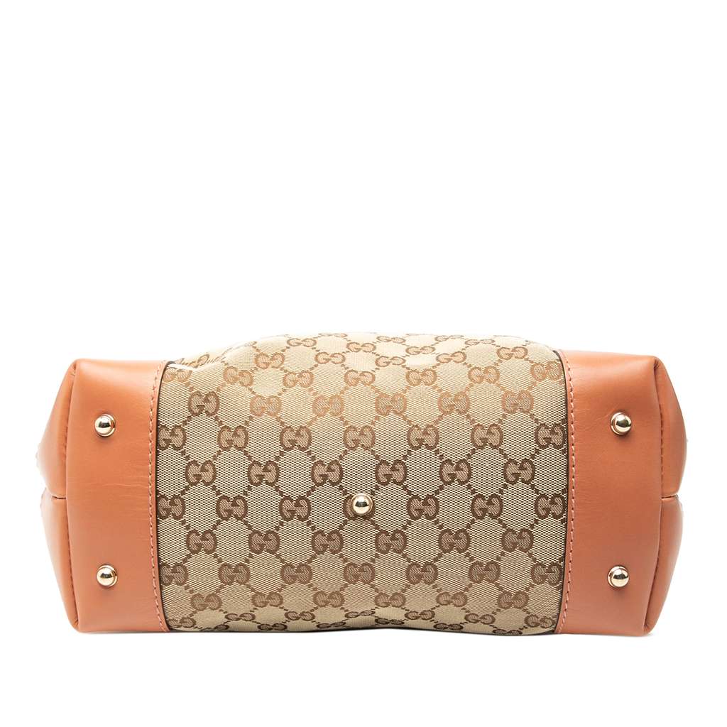 Gucci GG Canvas Heart Bit Satchel - 3