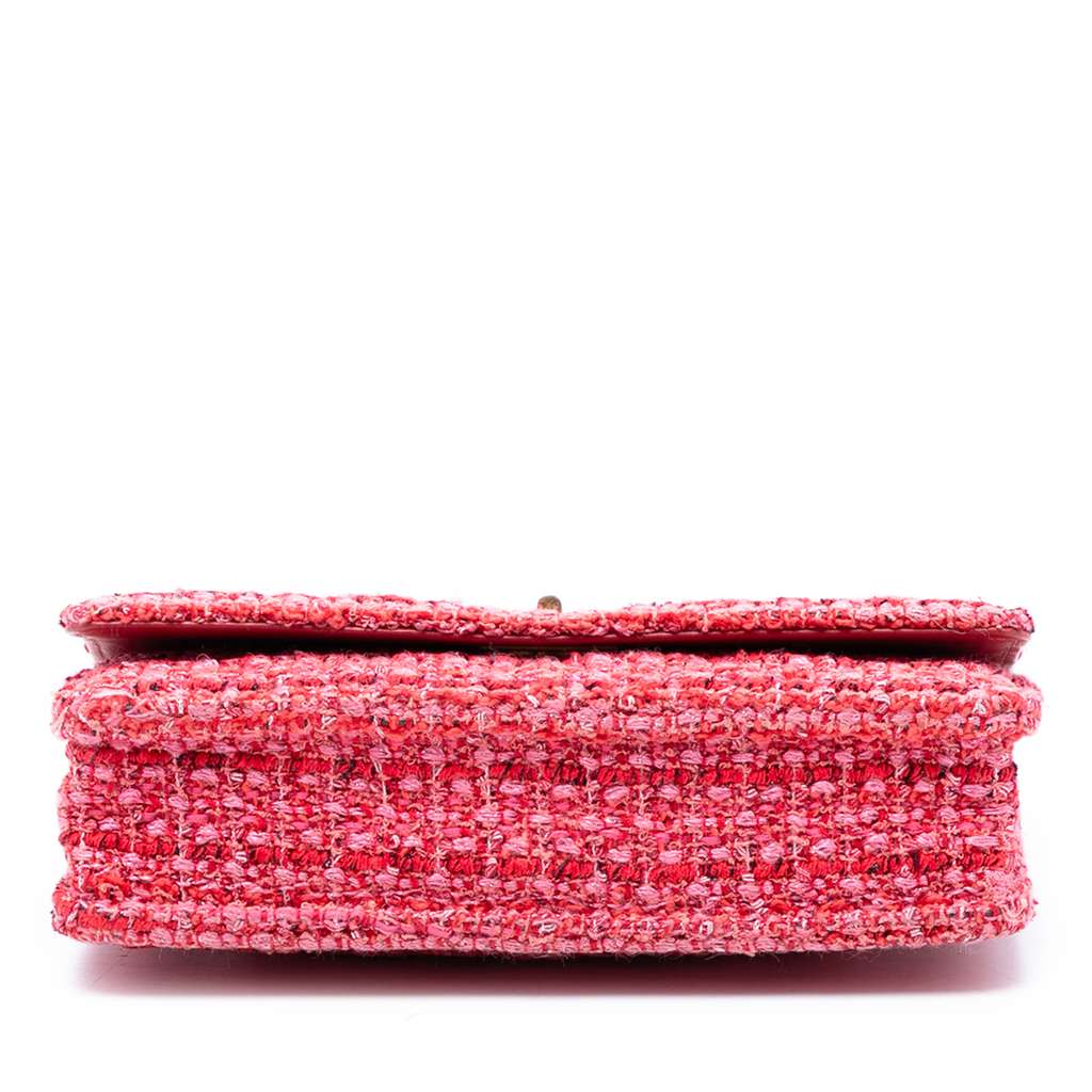 Chanel Quilted Tweed Reissue 2.55 Wallet On Chain - 3