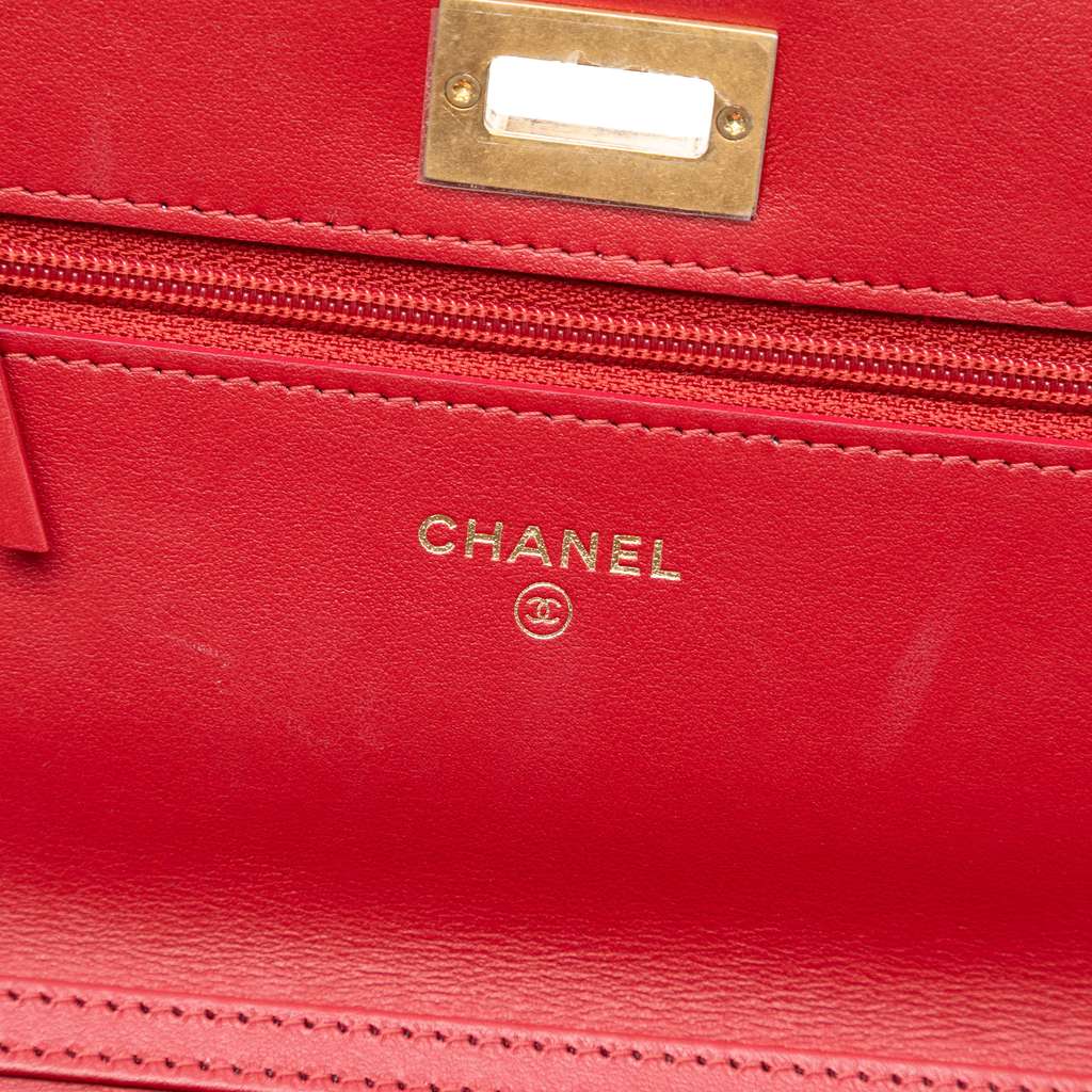 Chanel Quilted Tweed Reissue 2.55 Wallet On Chain - 5