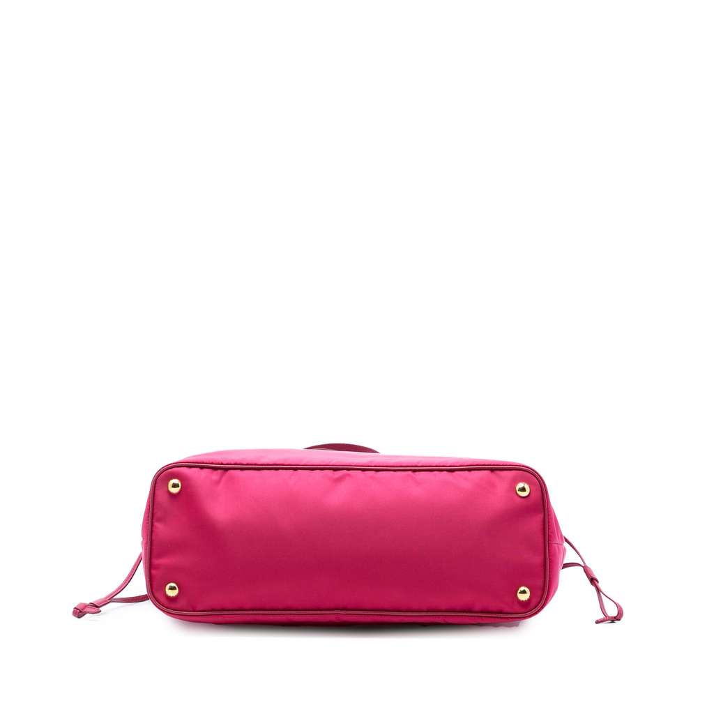 Prada Saffiano Trimmed Tessuto Tote - 3