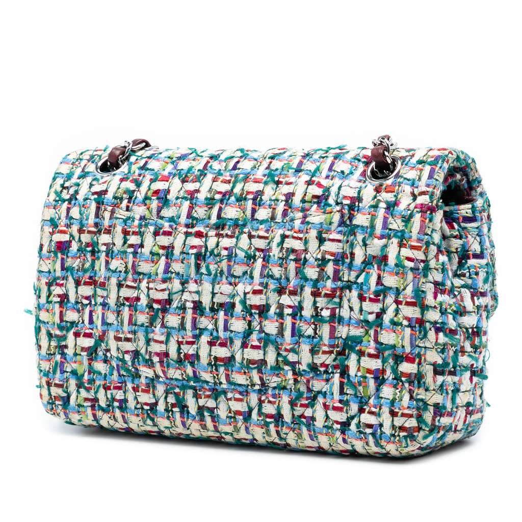 Chanel Medium Classic Tweed Double Flap - 2