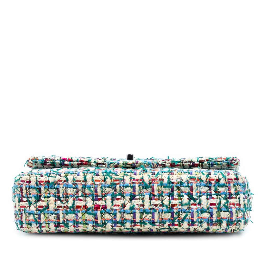 Chanel Medium Classic Tweed Double Flap - 3