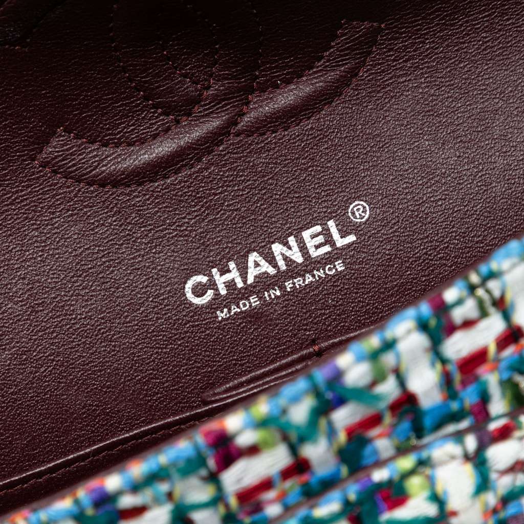 Chanel Medium Classic Tweed Double Flap - 5