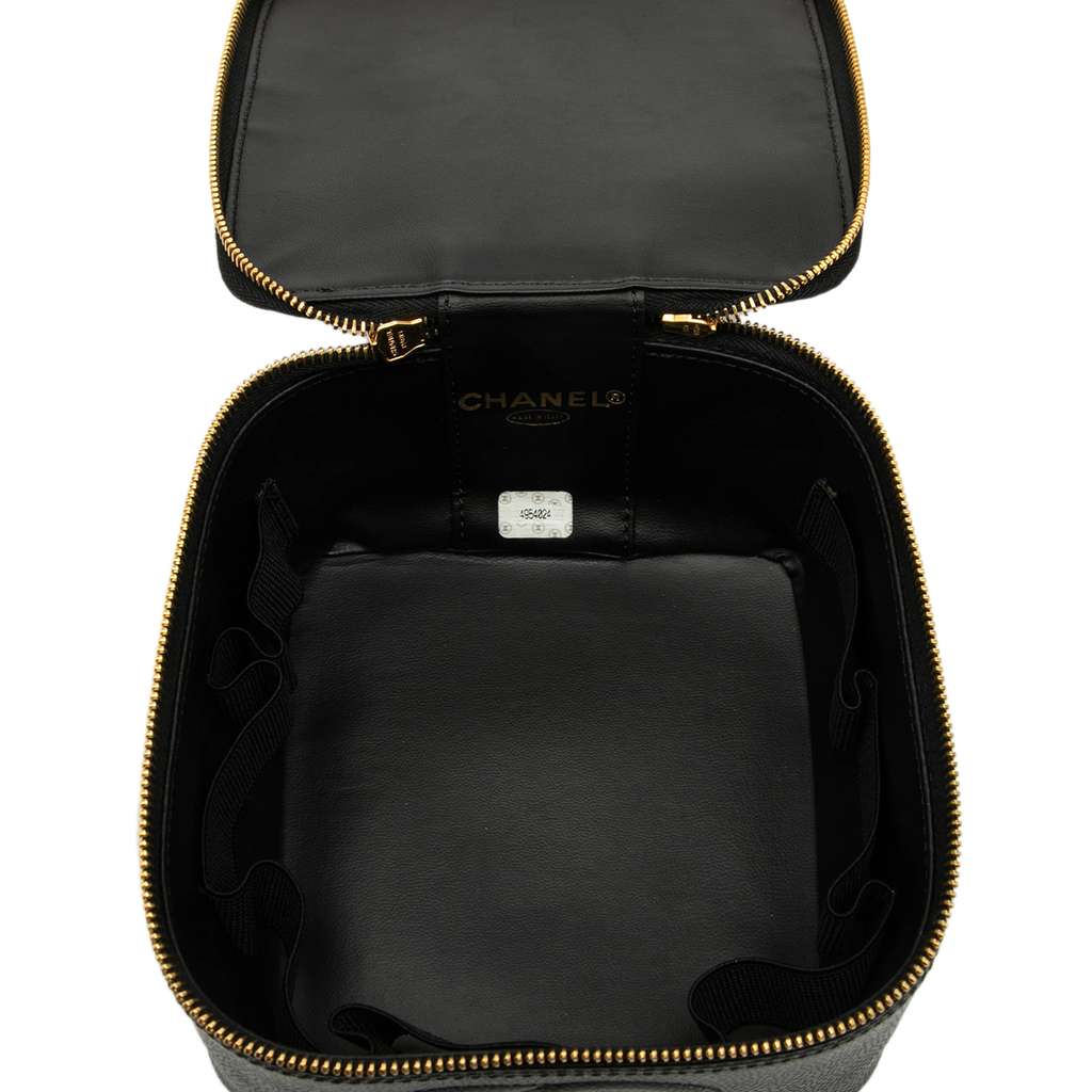 Chanel CC Caviar Vanity Bag - 4