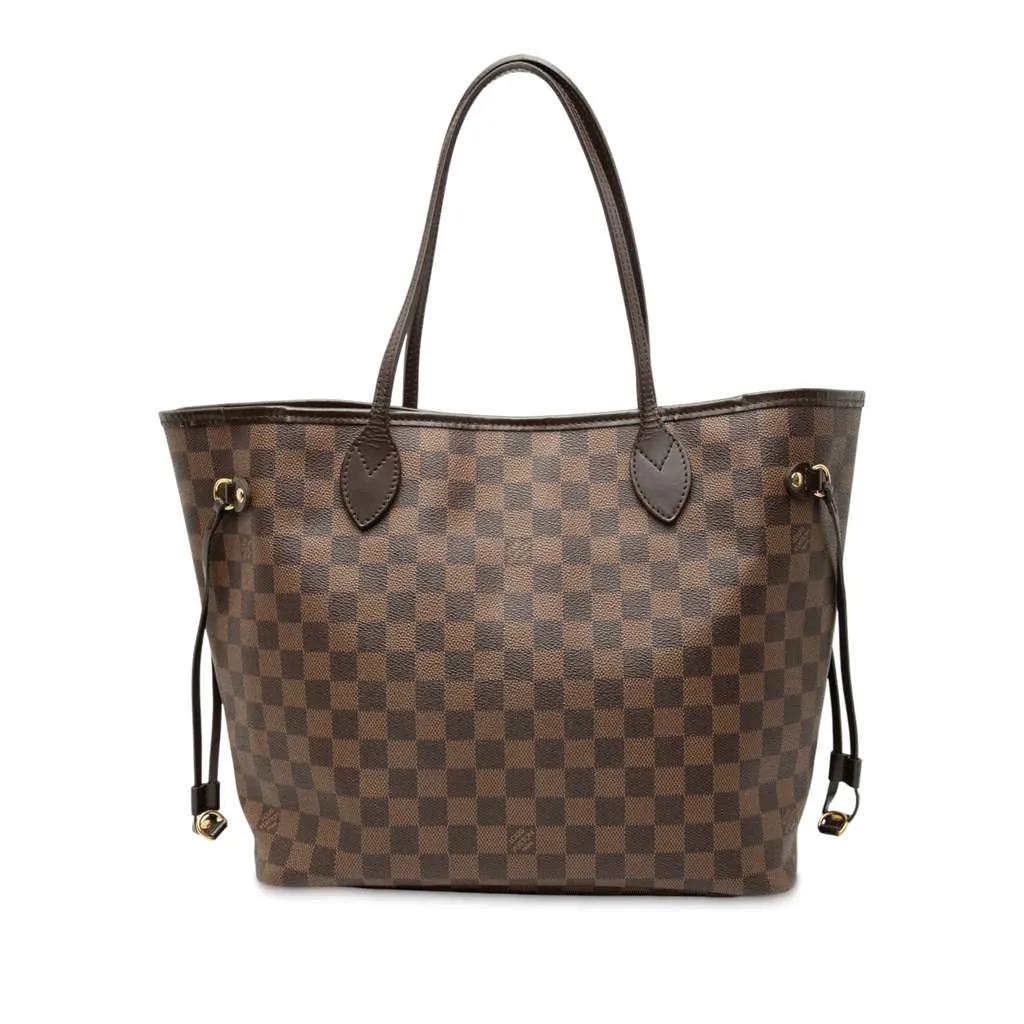 Louis Vuitton Damier Ebene Neverfull MM Brown Very good - Front View
