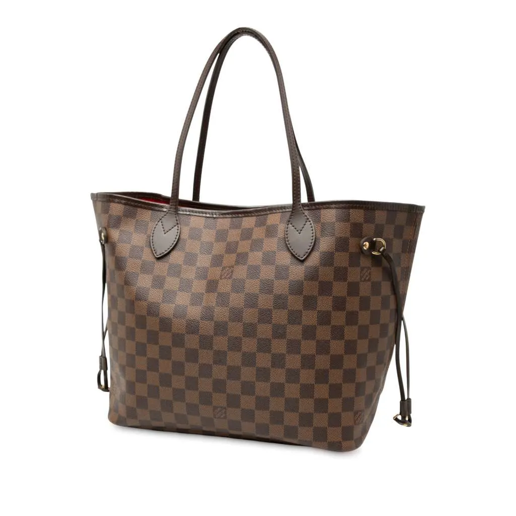 Louis Vuitton Damier Ebene Neverfull MM Brown Very good - Back View