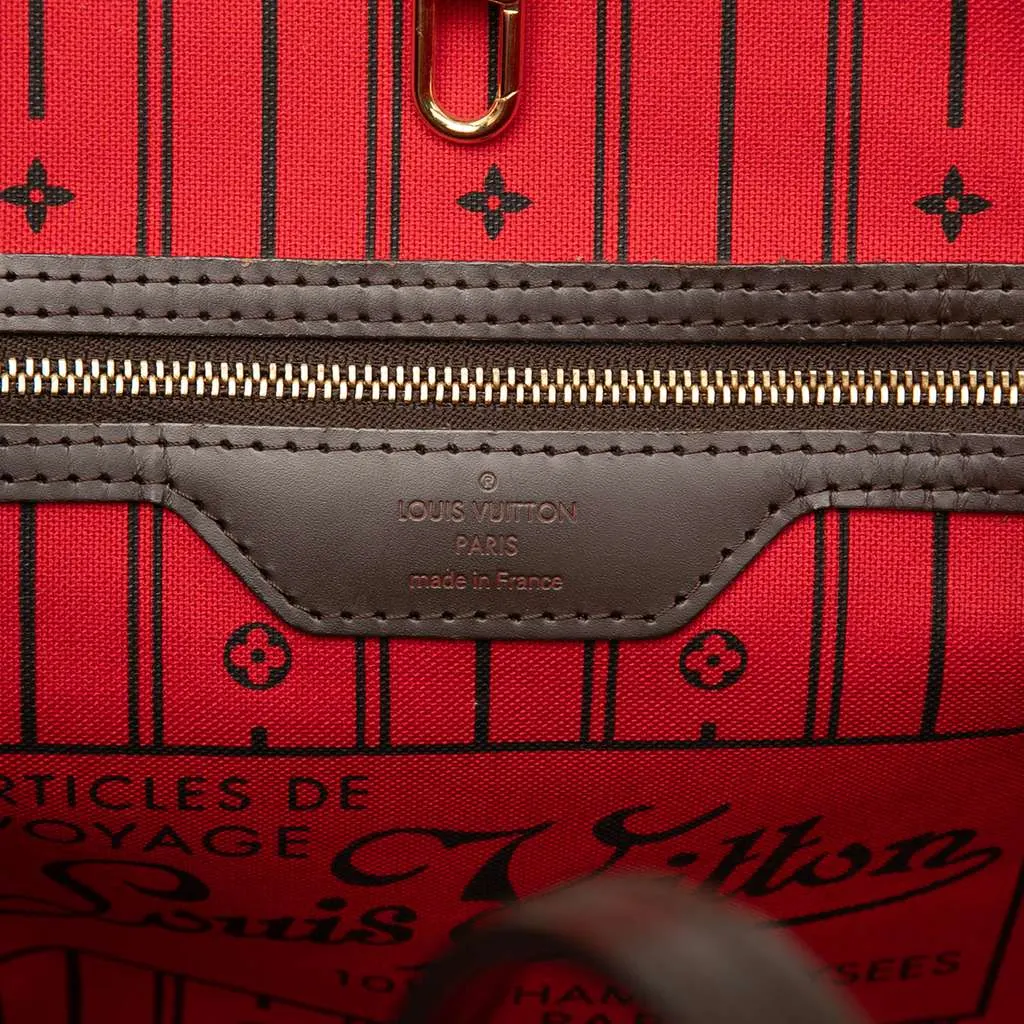Louis Vuitton Damier Ebene Neverfull MM Brown Very good - Box View