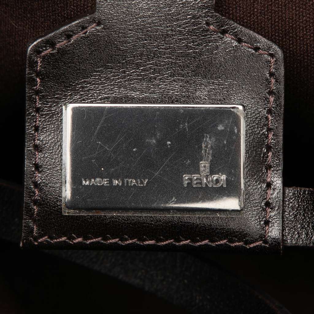 Fendi Mini Zucchino Canvas Roll Tote - 5