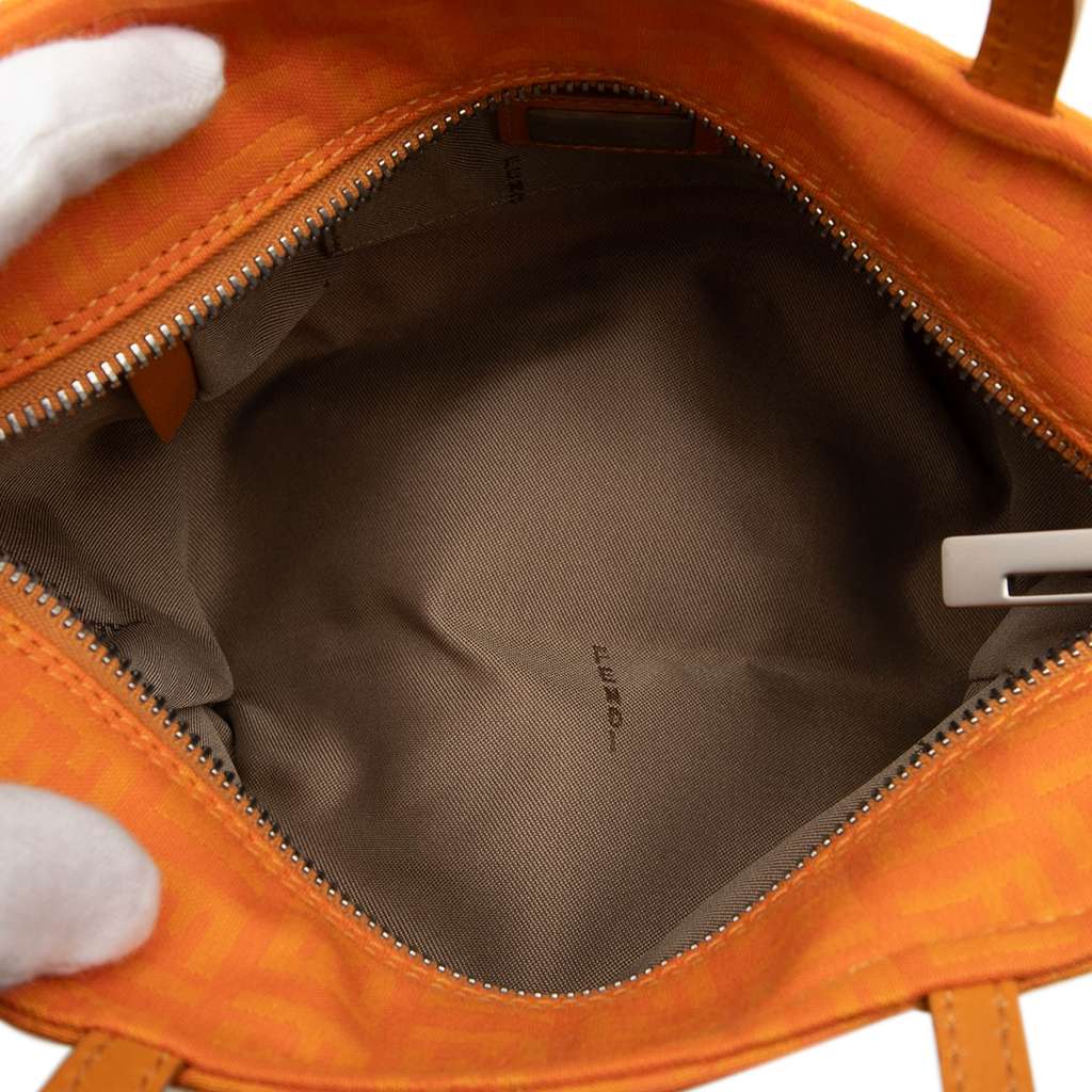 Fendi Zucchino Canvas Handbag - 4