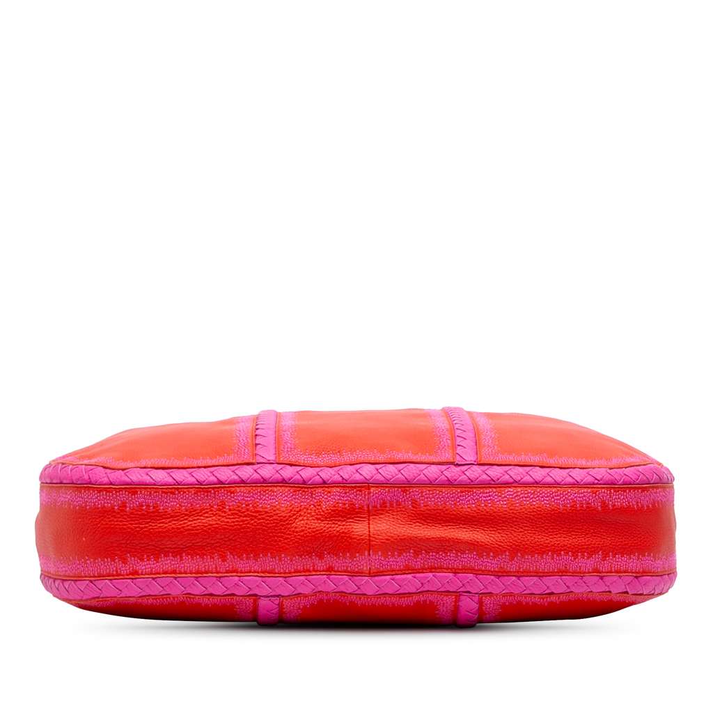 Bottega Veneta Intrecciato Trimmed Leather Hobo - 3