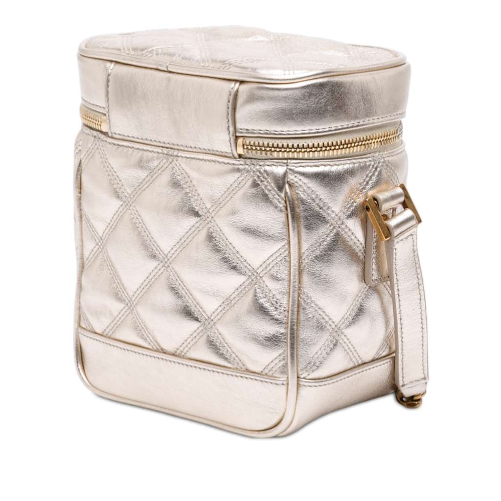Saint Laurent Quilted Leather 80s Vanity Bag - 2
