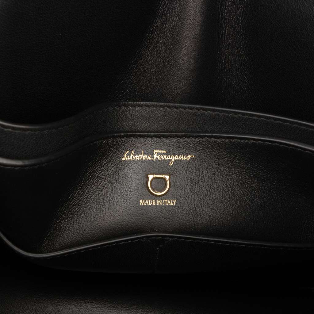 Salvatore Ferragamo Leather Gancini Flap Crossbody - 5