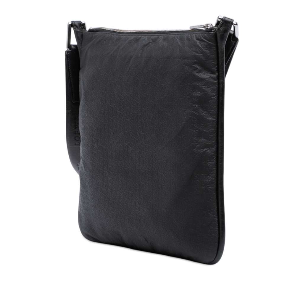 Loewe Embossed Anagram Coated Canvas Repeat Crossbody - 2