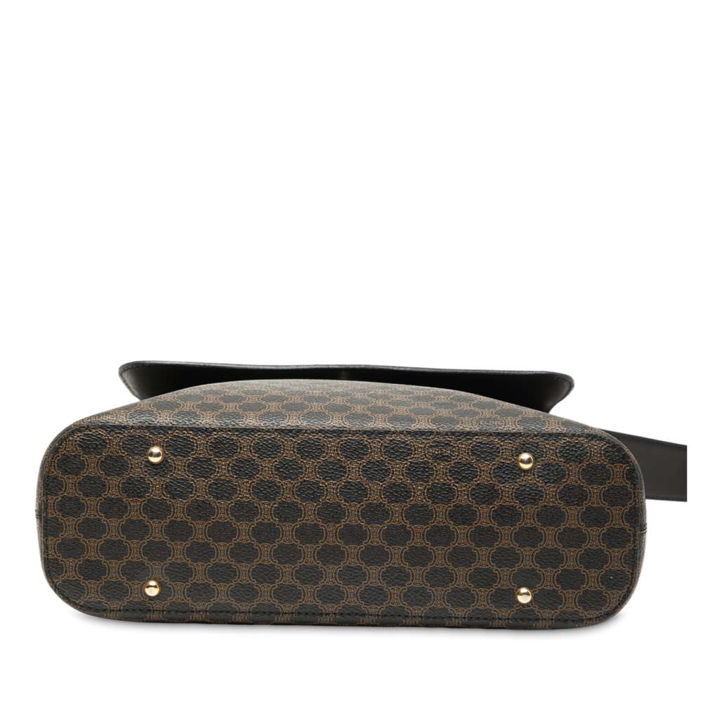 Celine Macadam Coated Canvas Shoulder Bag - 3