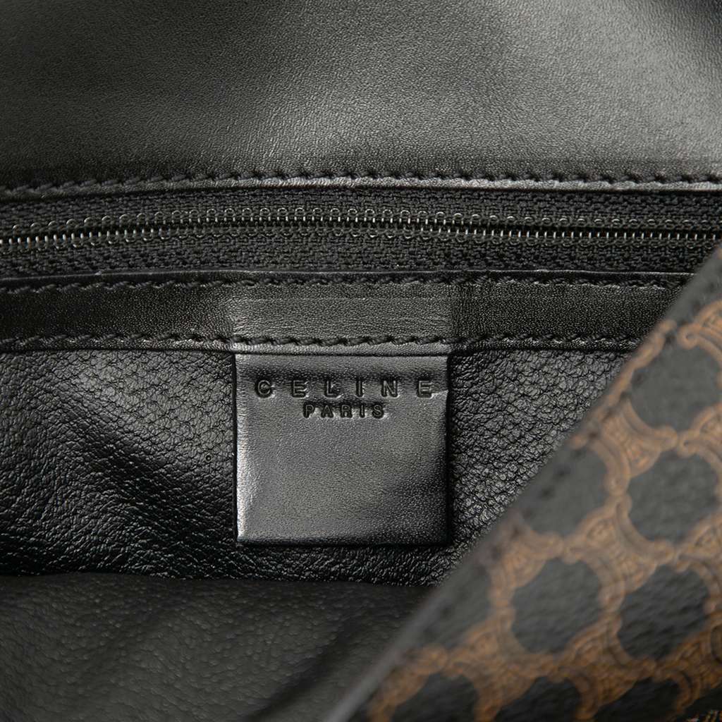 Celine Macadam Coated Canvas Shoulder Bag - 5