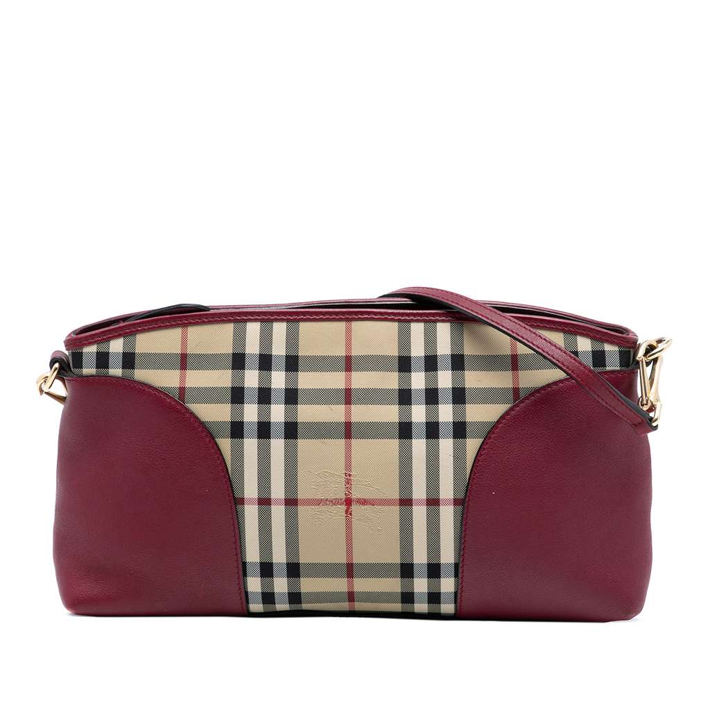 Burberry Haymarket Check Coated Canvas Chichester Crossbody