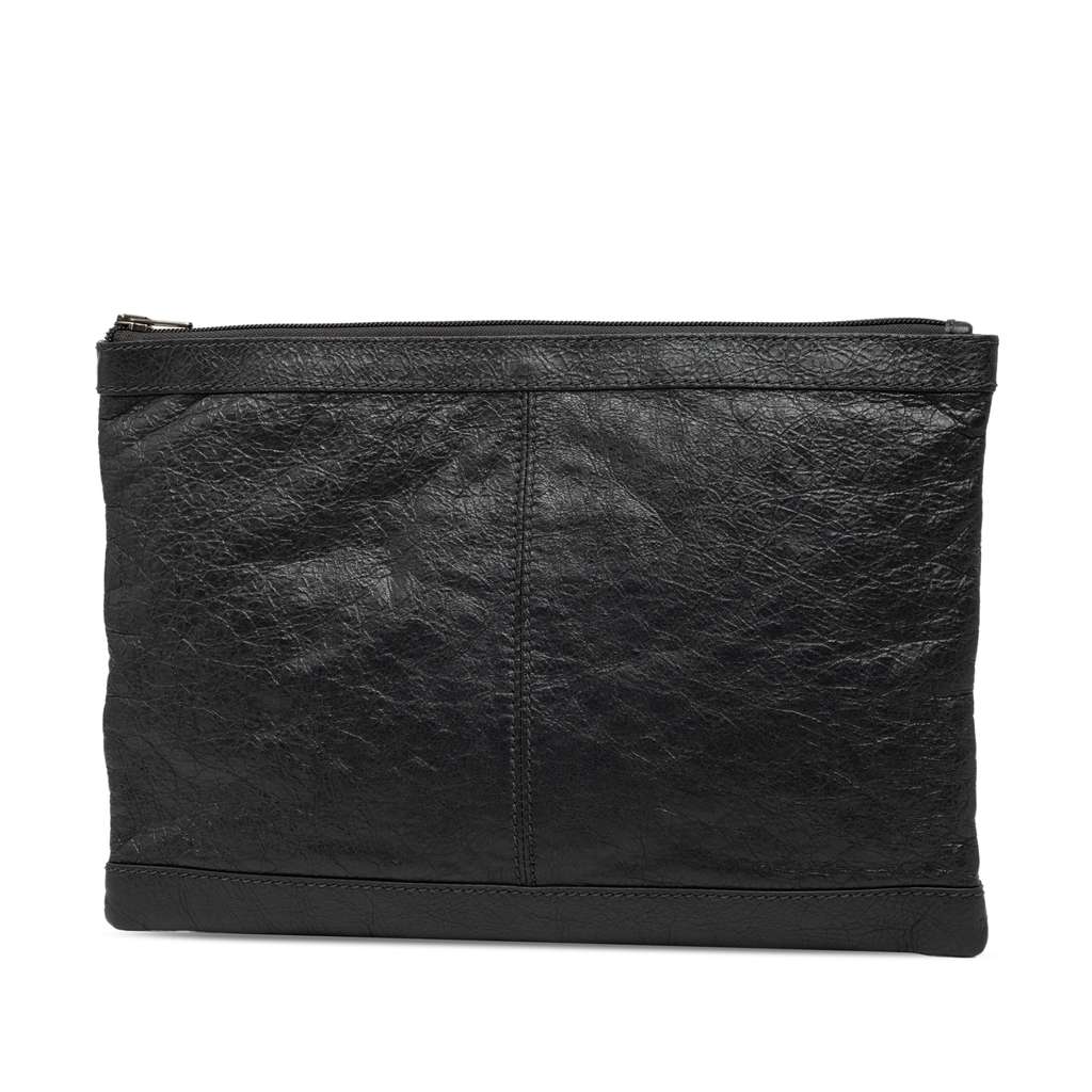 Balenciaga Lambskin Motocross Classic Clip Clutch - 2