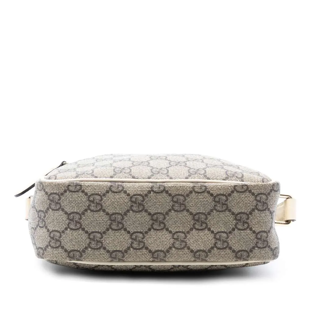 Gucci GG Supreme Crossbody Brown Canvas Good - Inside View