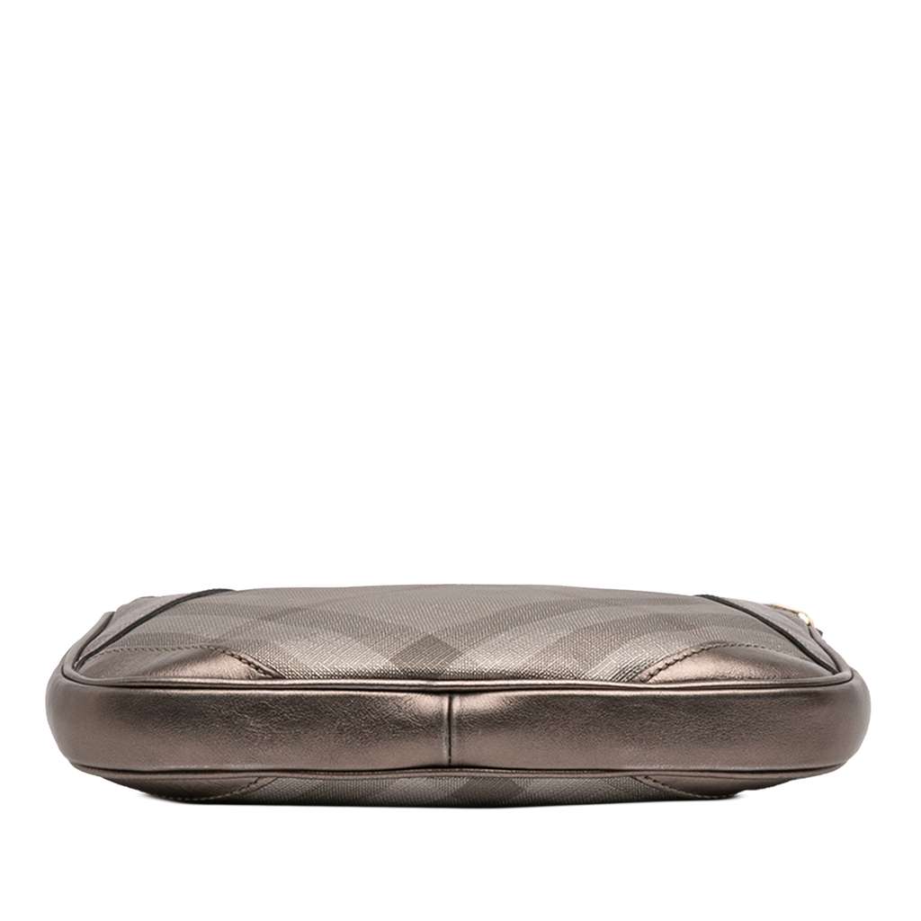 Burberry Supernova Check Canvas and Metallic Leather Crossbody - 3