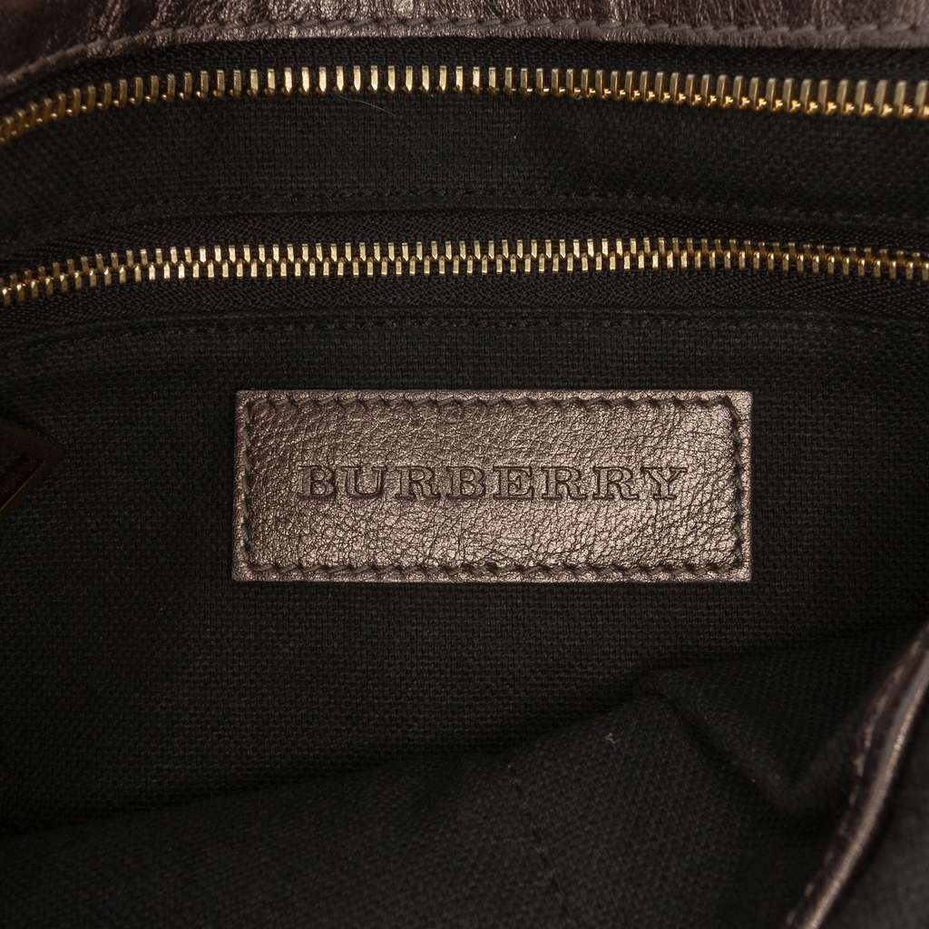 Burberry Supernova Check Canvas and Metallic Leather Crossbody - 5