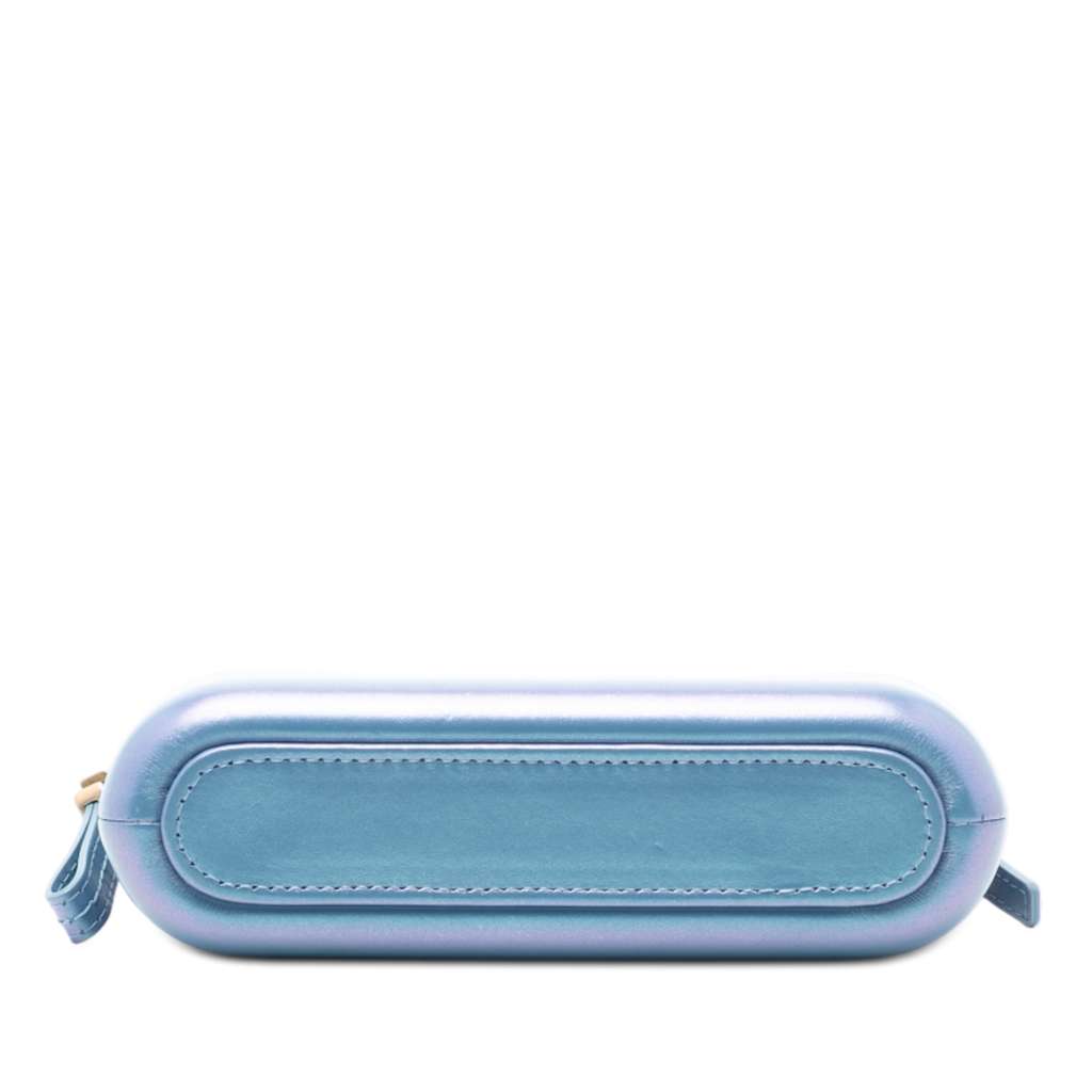 Chanel Iridescent Aged Calfskin Gabrielle Double Zip Clutch with Chain - 3