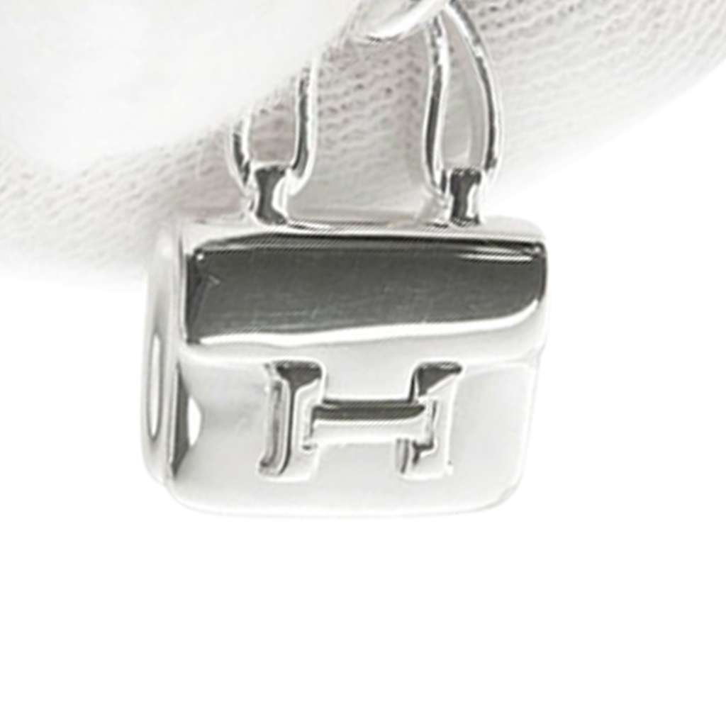 Hermès Sterling Silver Amulettes Constance Necklace - 5