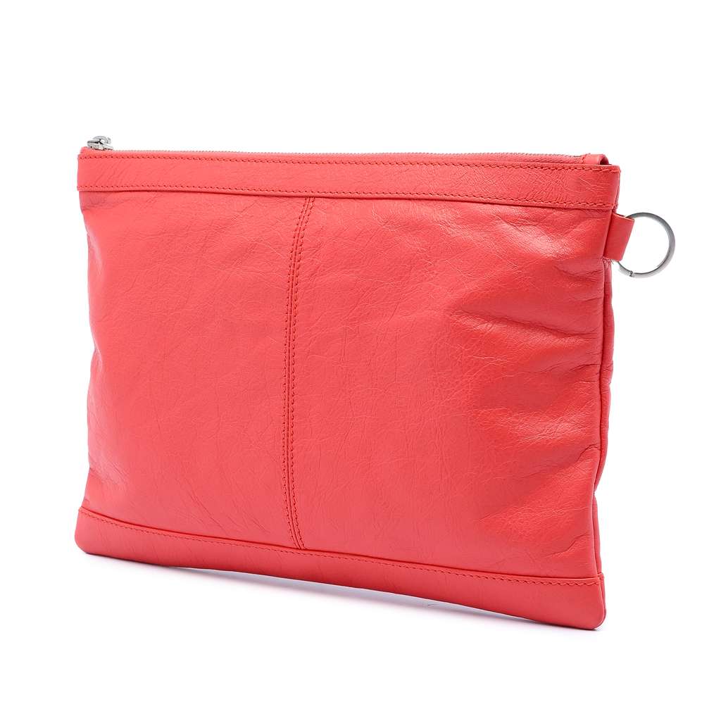 Balenciaga Lambskin Motocross Classic Clip M Clutch - 2