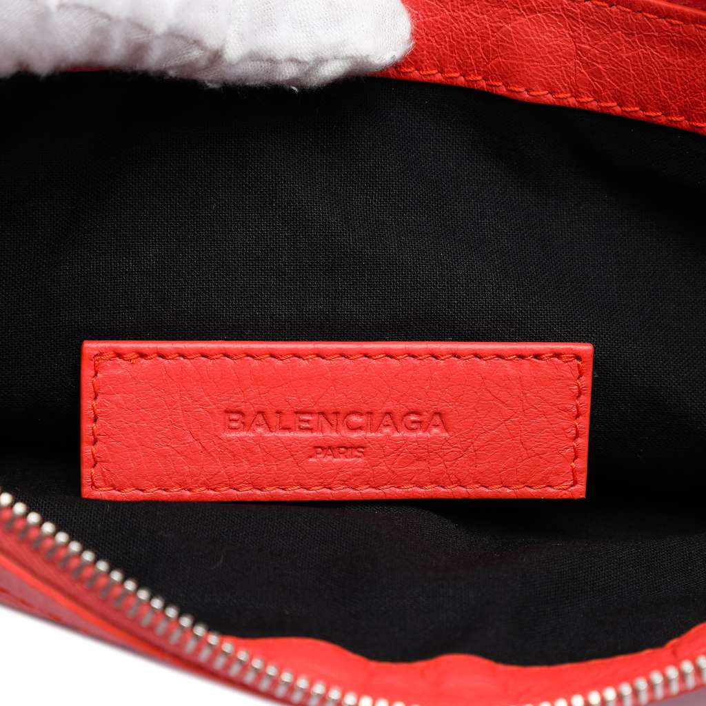 Balenciaga Lambskin Motocross Classic Clip M Clutch - 5