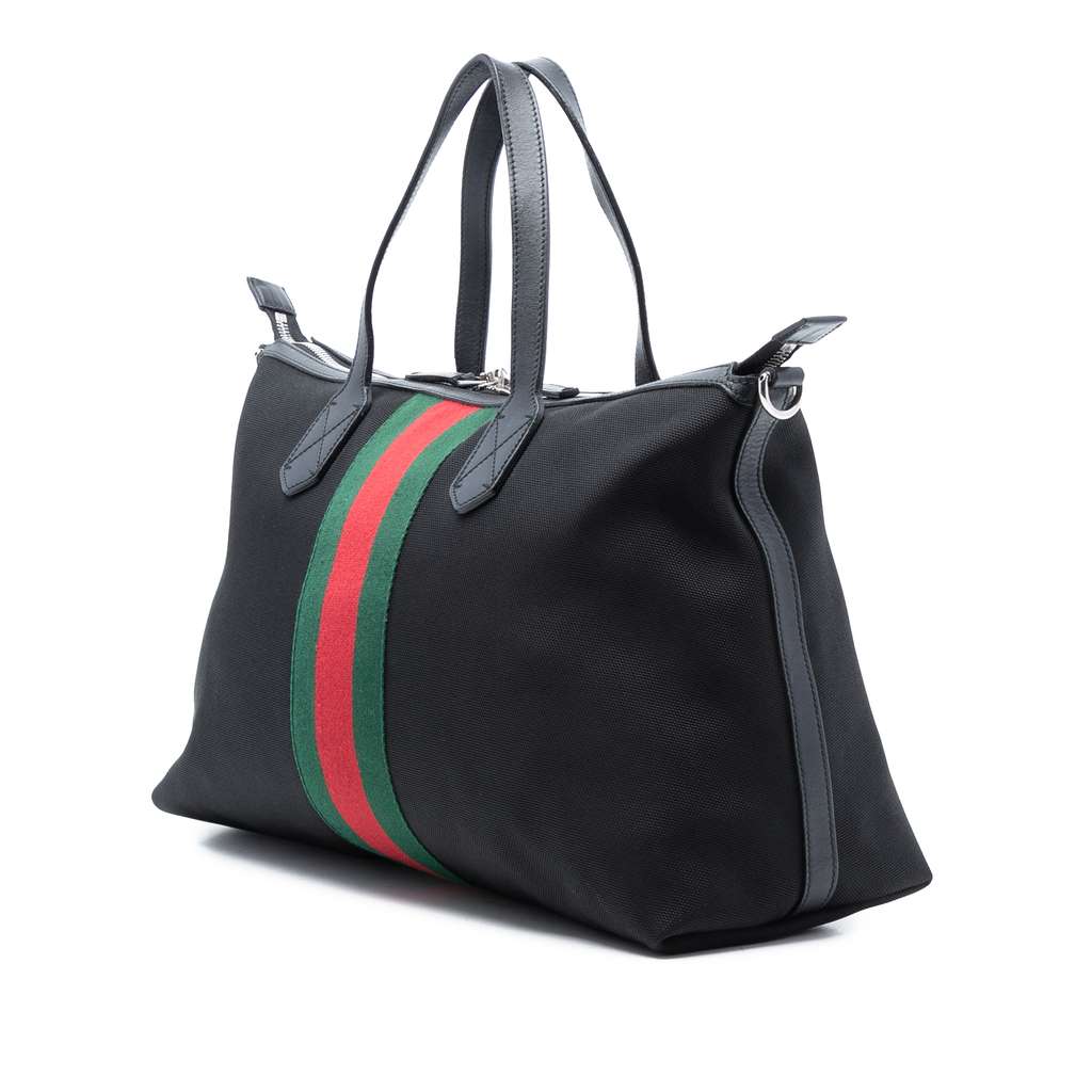 Gucci Techno Canvas Web Travel Bag - 2