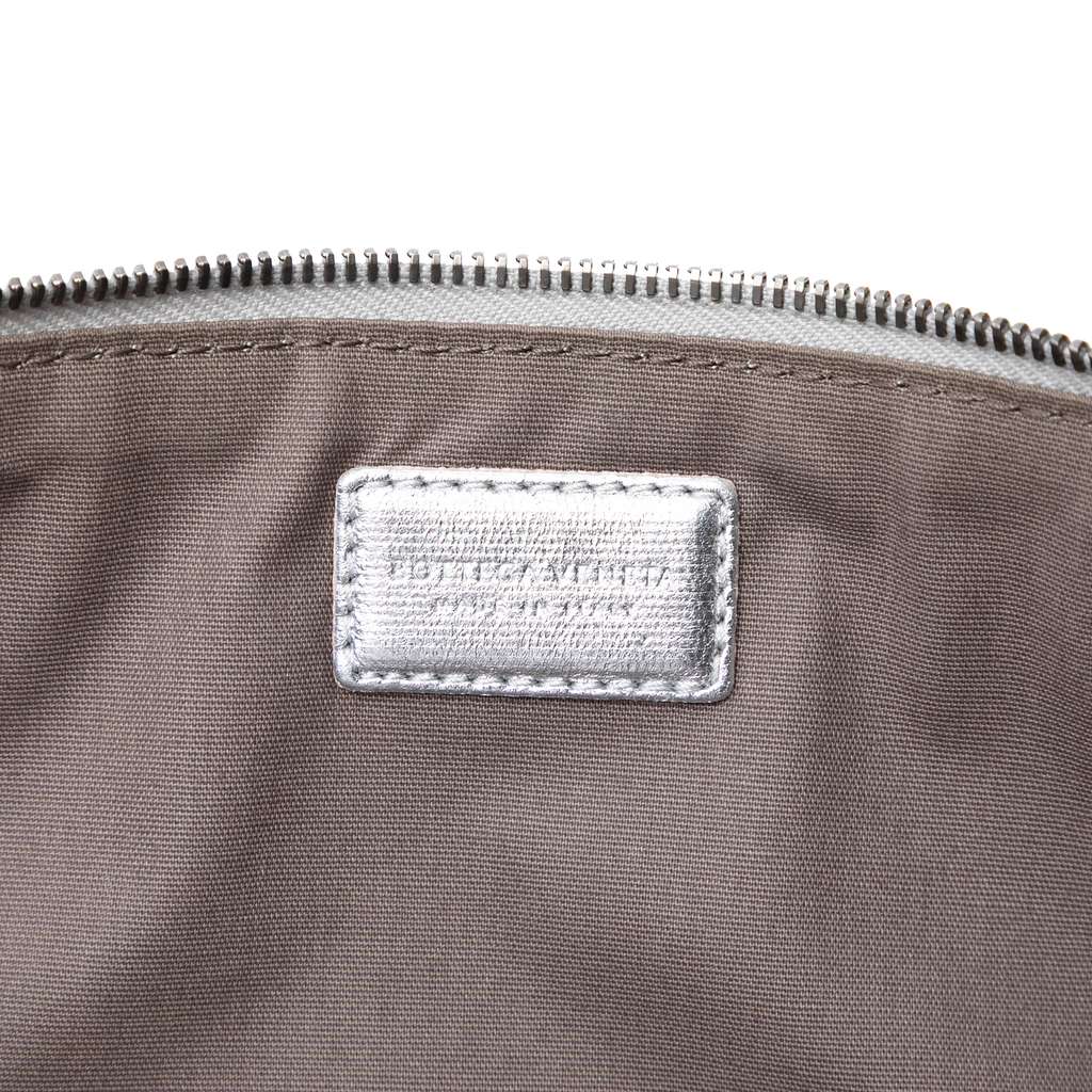 Bottega Veneta Metallic Nappa Intrecciato Clutch - 5