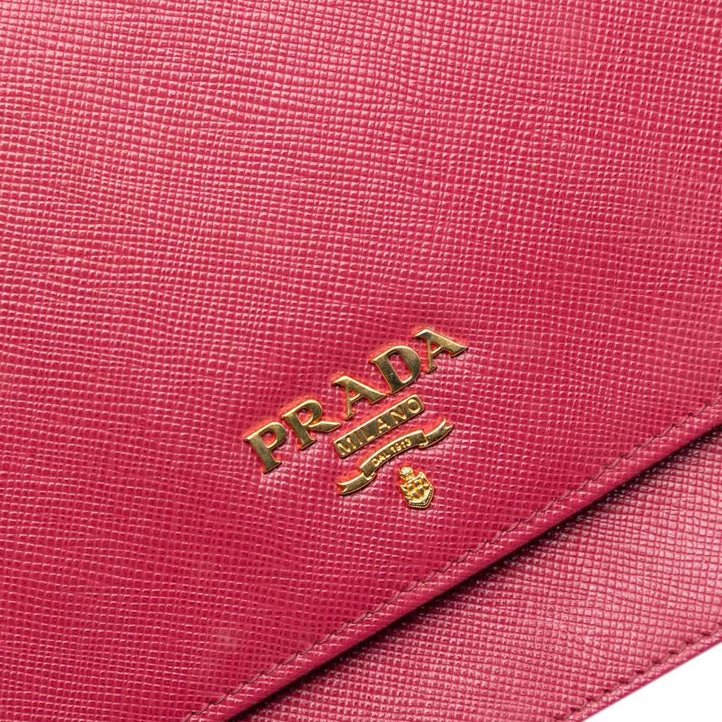 Prada Saffiano Wallet on Strap - 5