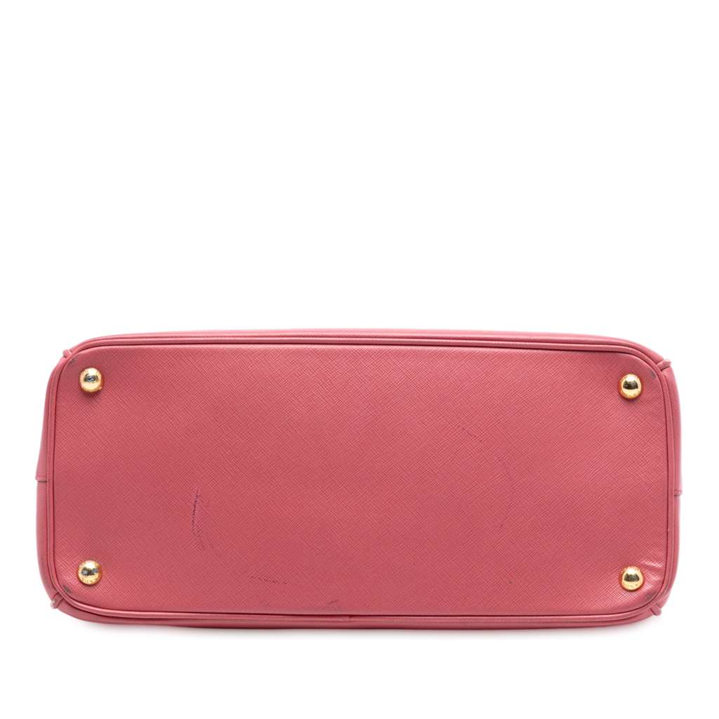 Prada Medium Saffiano Lux Galleria Double Zip Satchel - 3