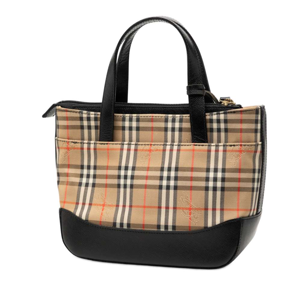 Burberry Haymarket Check Canvas Handbag - 2