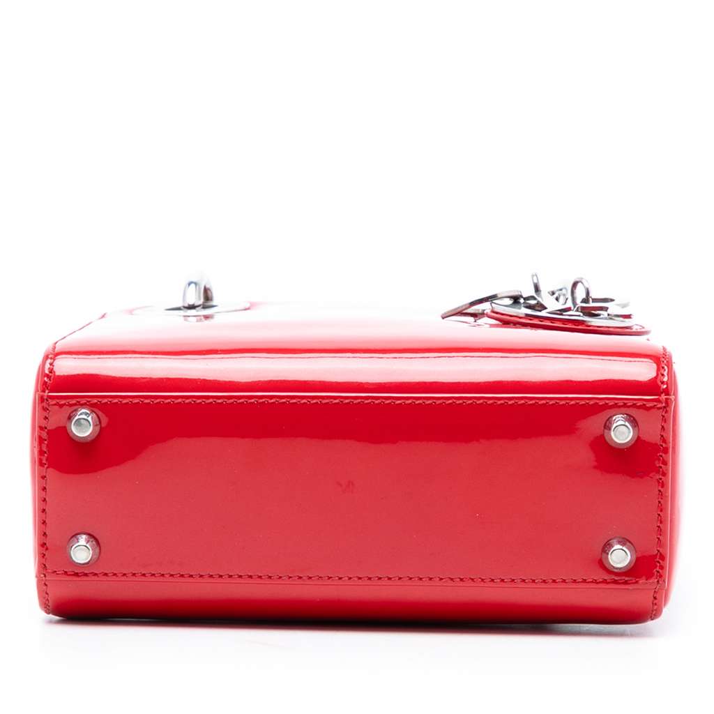 Dior Mini Patent Lady Dior - 3
