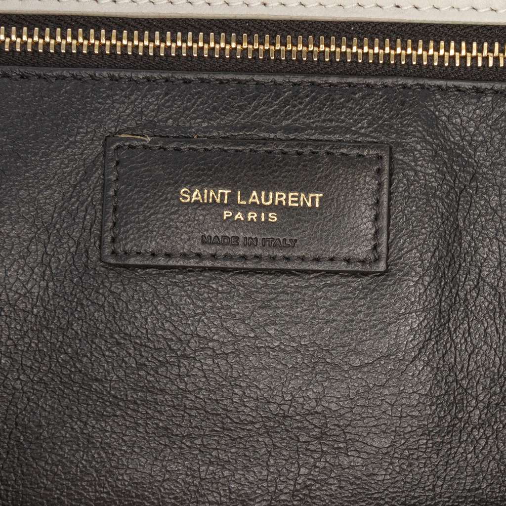 Saint Laurent Large Quilted Lambskin Sade Clutch - 5
