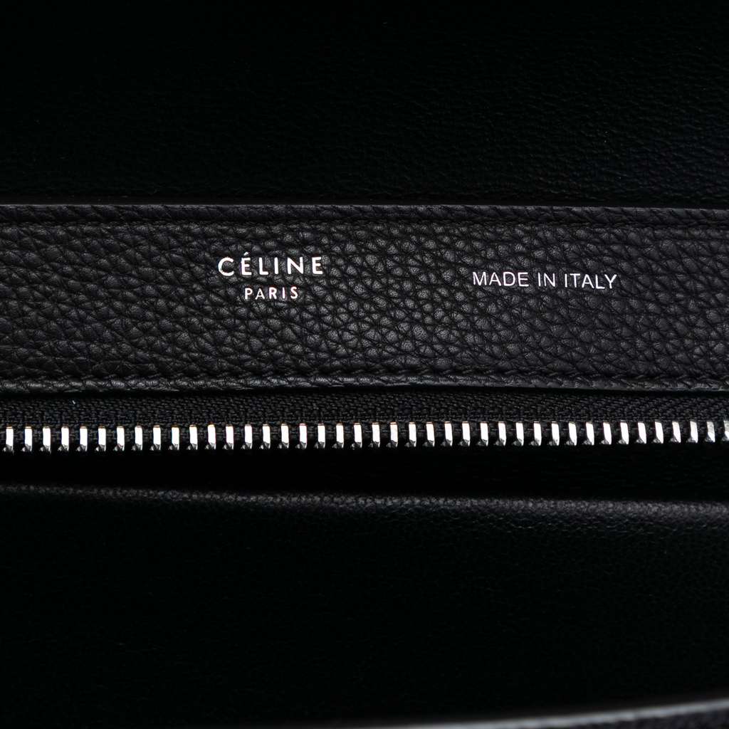 Celine Small Bicolor Leather Trapeze Satchel - 5