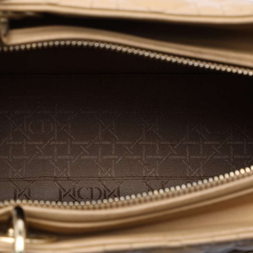 Dior Large Lambskin Cannage Lady Dior - 4