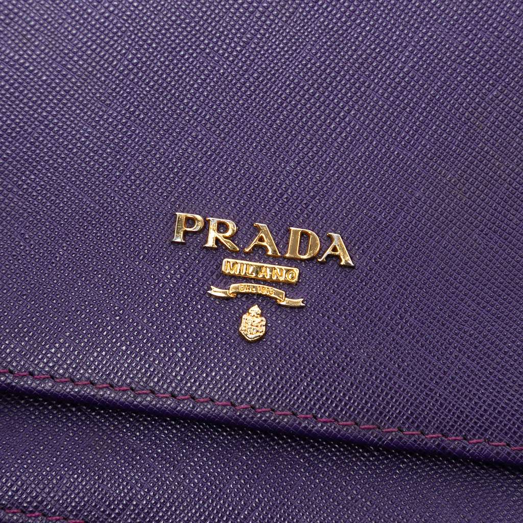 Prada Saffiano Wallet on Strap - 5