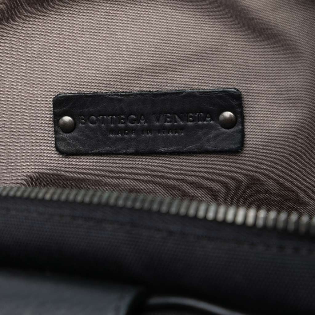 Bottega Veneta Intrecciato Canvas and Leather Sling Bag - 5